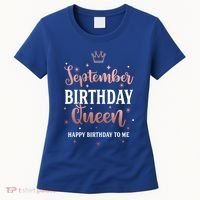 September Birthday Queen September Queen Born In September Gift Women's T-Shirt thumb 0