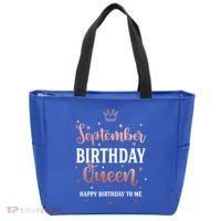 September Birthday Queen September Queen Born In September Gift Tote Bag thumb 0