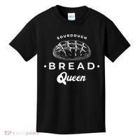 Sourdough Bread Queen Woman Baker Novelty Kids T-Shirt thumb 0