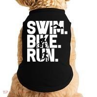 Swim Bike Run Triathlon Triathlete Athletics Gift Doggie Tank thumb 0