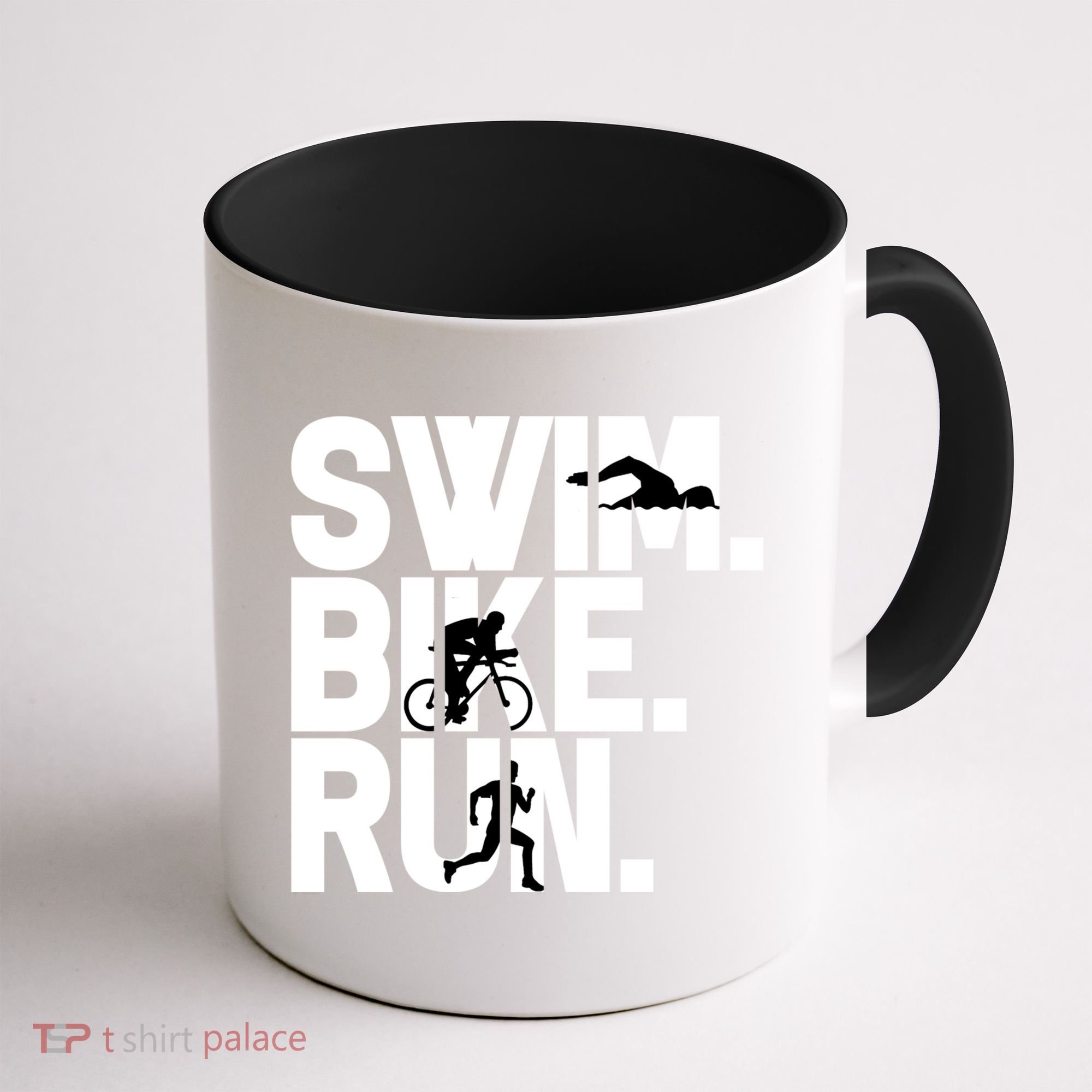 Swim Bike Run Triathlon Triathlete Athletics Gift Coffee Mug