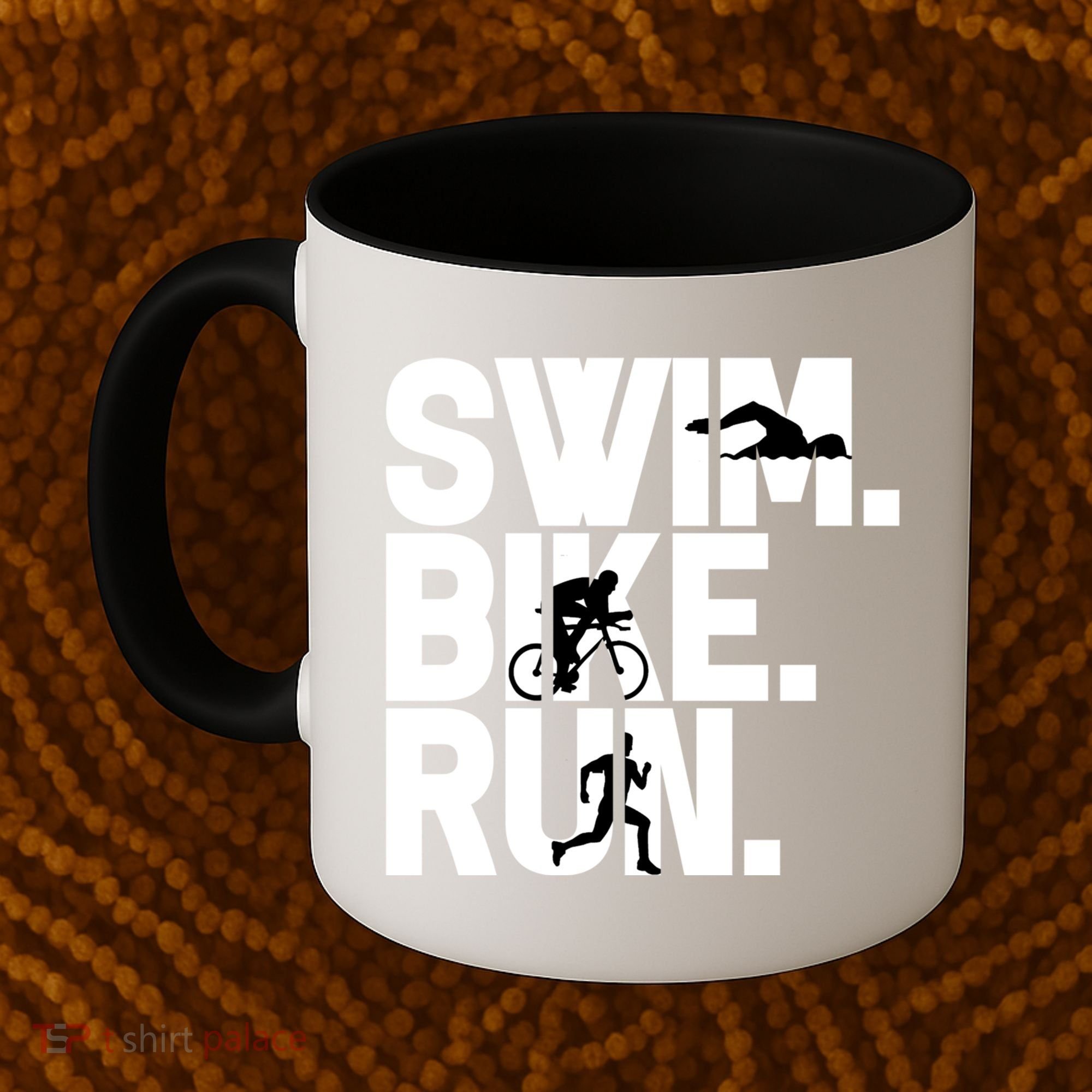 Swim Bike Run Triathlon Triathlete Athletics Gift Coffee Mug