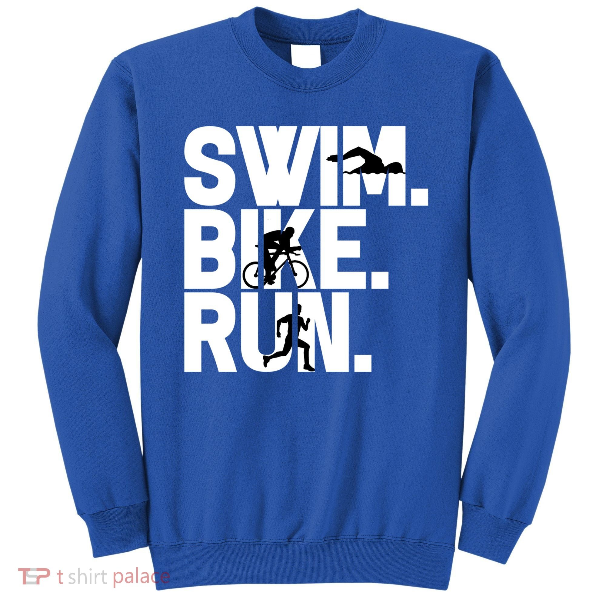 Swim Bike Run Triathlon Triathlete Athletics Gift Sweatshirt