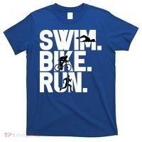 Swim Bike Run Triathlon Triathlete Athletics Gift T-Shirt thumb 0