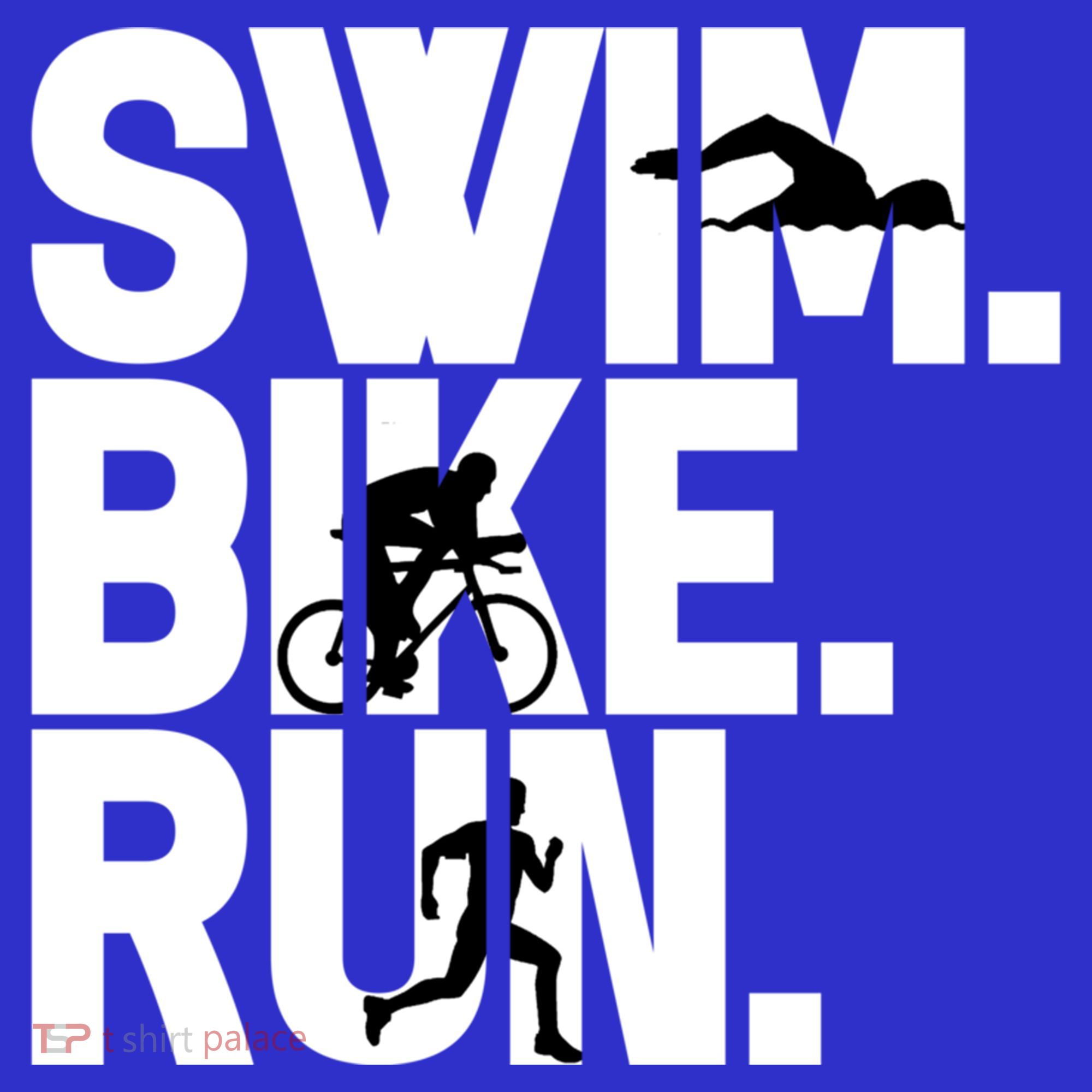 Swim Bike Run Triathlon Triathlete Athletics Gift T-Shirt