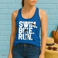 Swim Bike Run Triathlon Triathlete Athletics Gift Women's Tank Top thumb 2