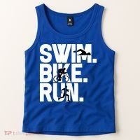 Swim Bike Run Triathlon Triathlete Athletics Gift Tank Top thumb 2