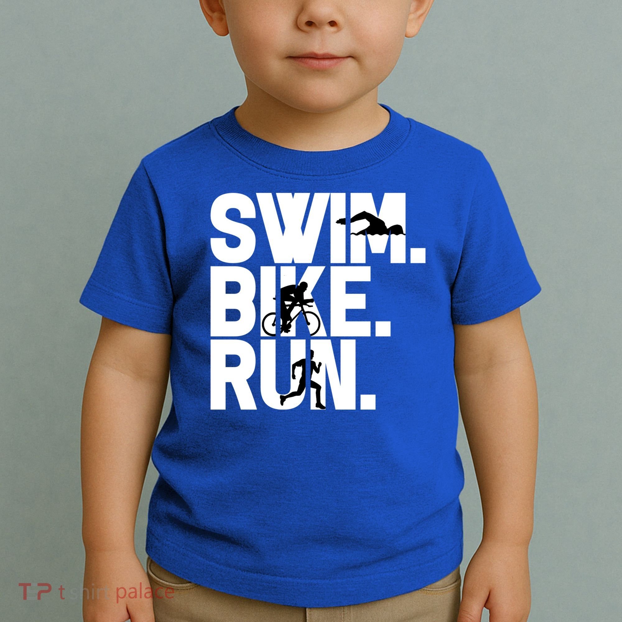 Swim Bike Run Triathlon Triathlete Athletics Gift Toddler T-Shirt