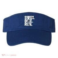 Swim Bike Run Triathlon Triathlete Athletics Gift Visor thumb 0