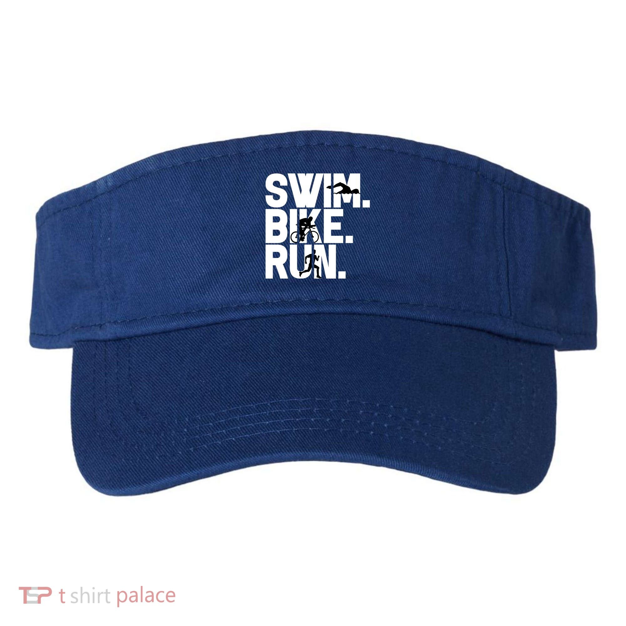 Swim Bike Run Triathlon Triathlete Athletics Gift Visor