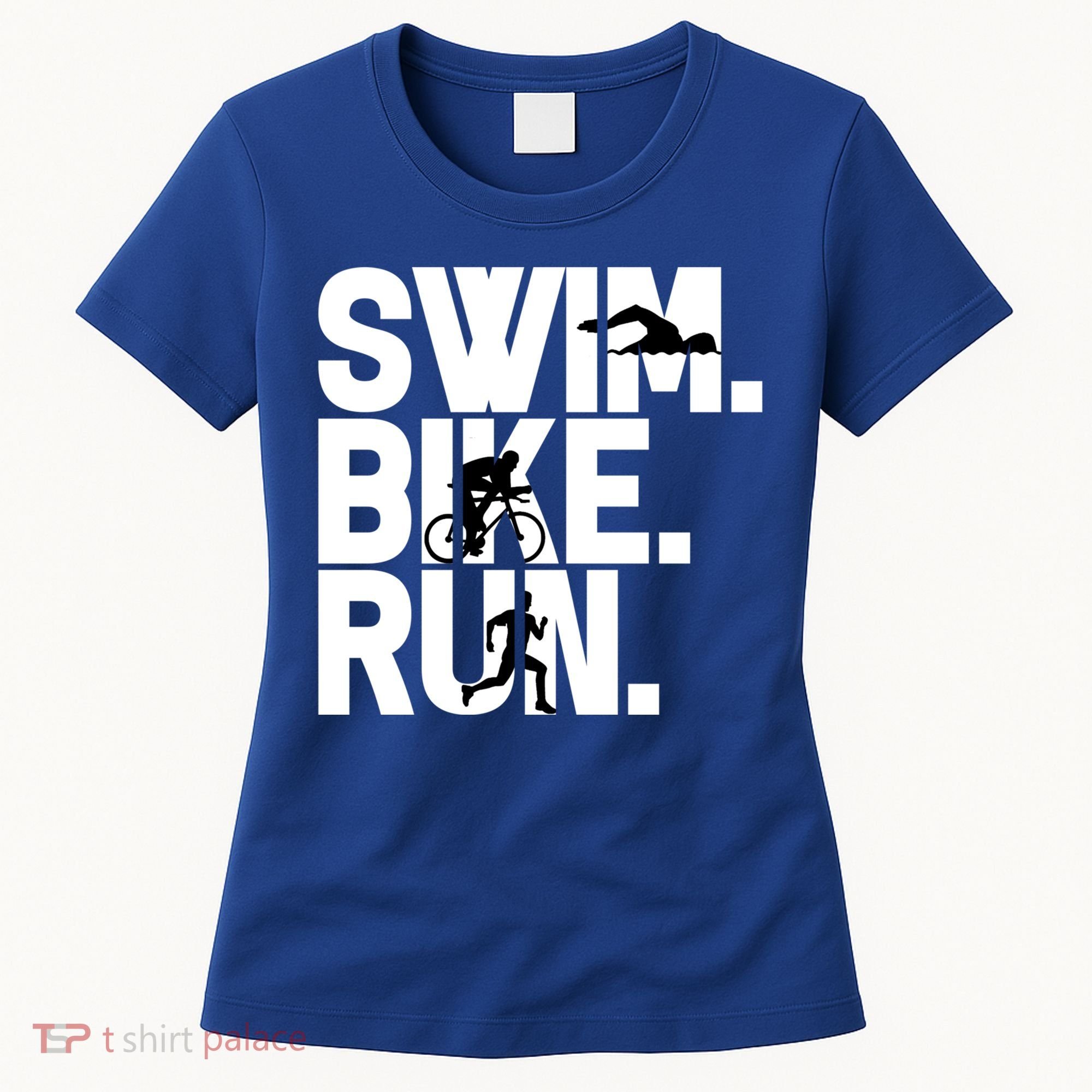 Swim Bike Run Triathlon Triathlete Athletics Gift Women's T-Shirt