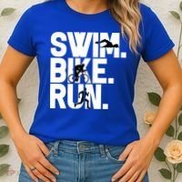 Swim Bike Run Triathlon Triathlete Athletics Gift Women's T-Shirt thumb 2