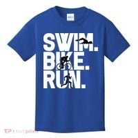 Swim Bike Run Triathlon Triathlete Athletics Gift Kids T-Shirt thumb 0