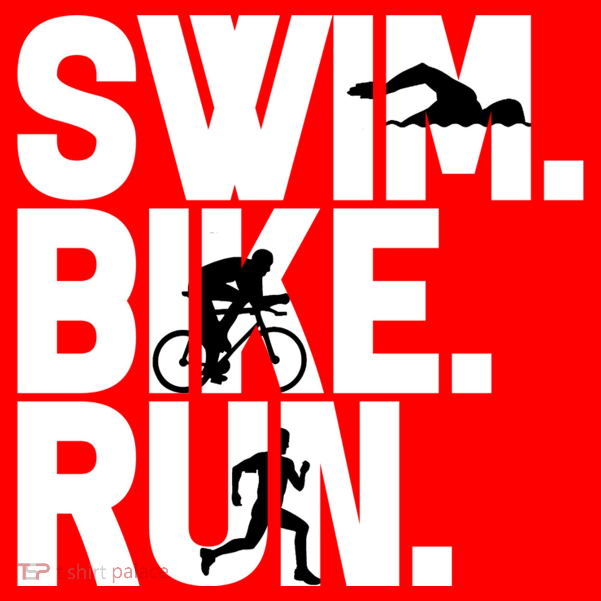 Swim Bike Run Triathlon Triathlete Athletics Gift Santa Hat