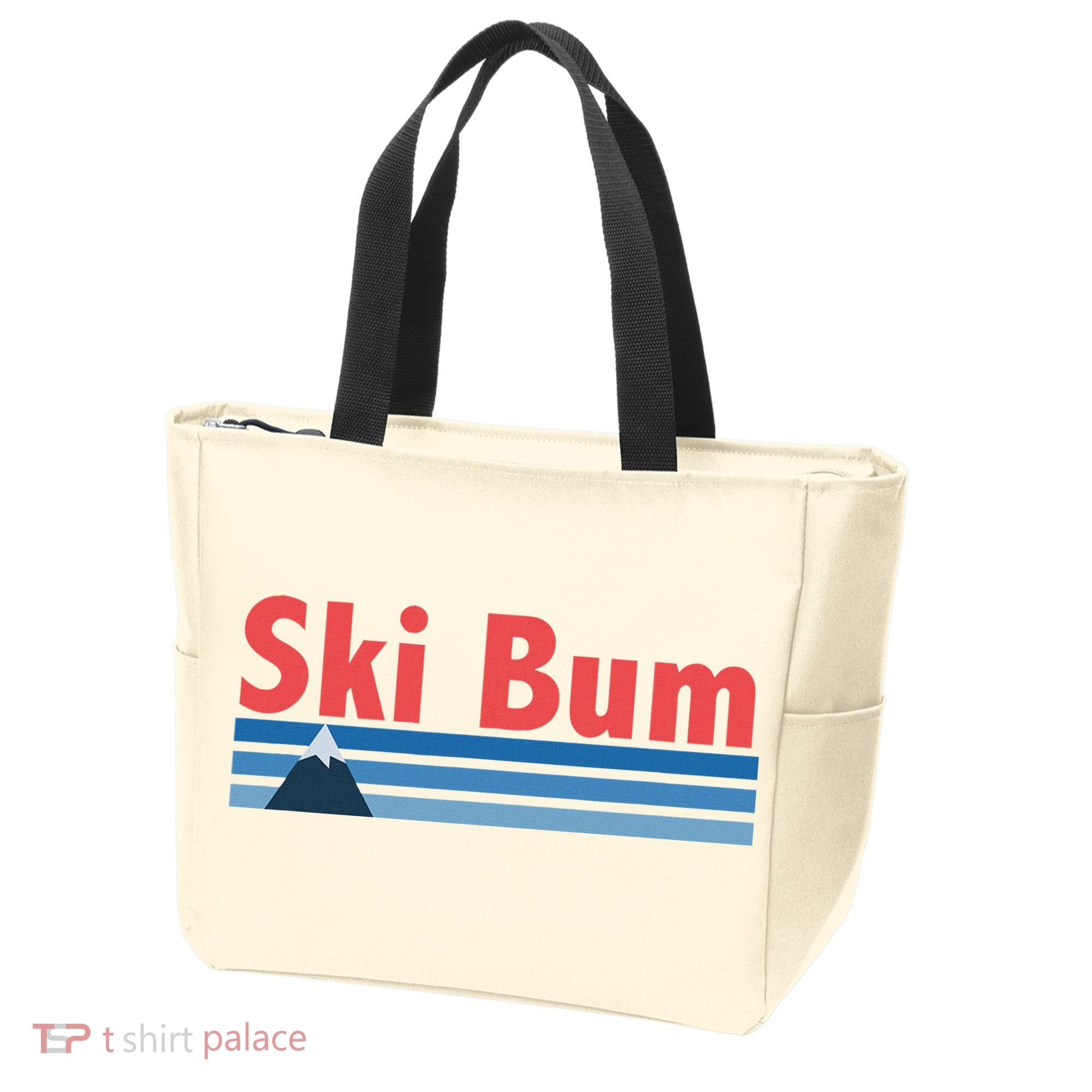 Ski Bum Retro Ski Bum Tote Bag