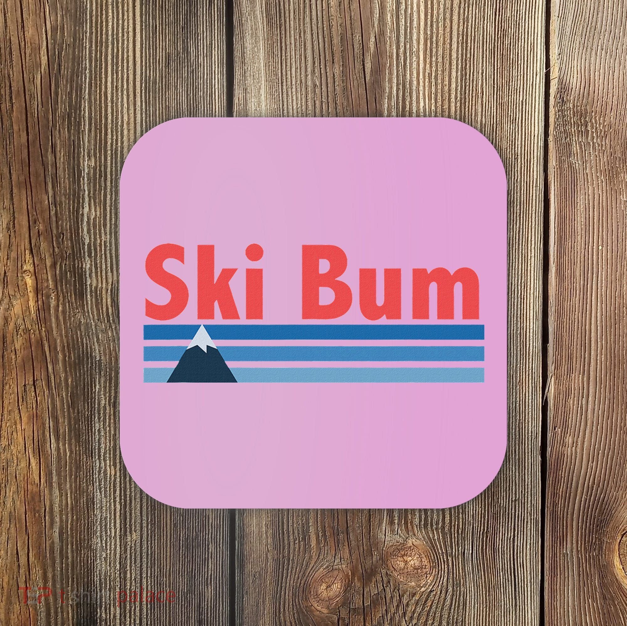 Ski Bum Retro Ski Bum Coaster