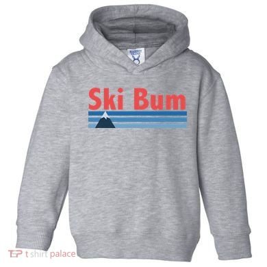 Ski Bum Retro Ski Bum Toddler Hoodie
