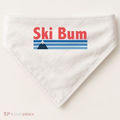 Ski Bum Retro Ski Bum USA-Made Doggie Bandana