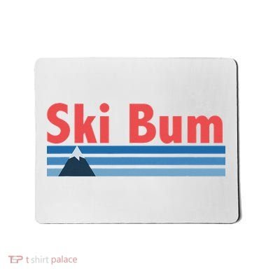 Ski Bum Retro Ski Bum Mousepad