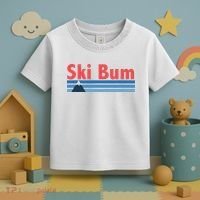 Ski Bum Retro Ski Bum Toddler T-Shirt thumb 3