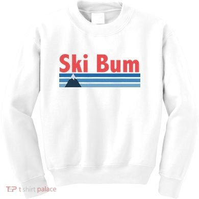 Ski Bum Retro Ski Bum Kids Sweatshirt
