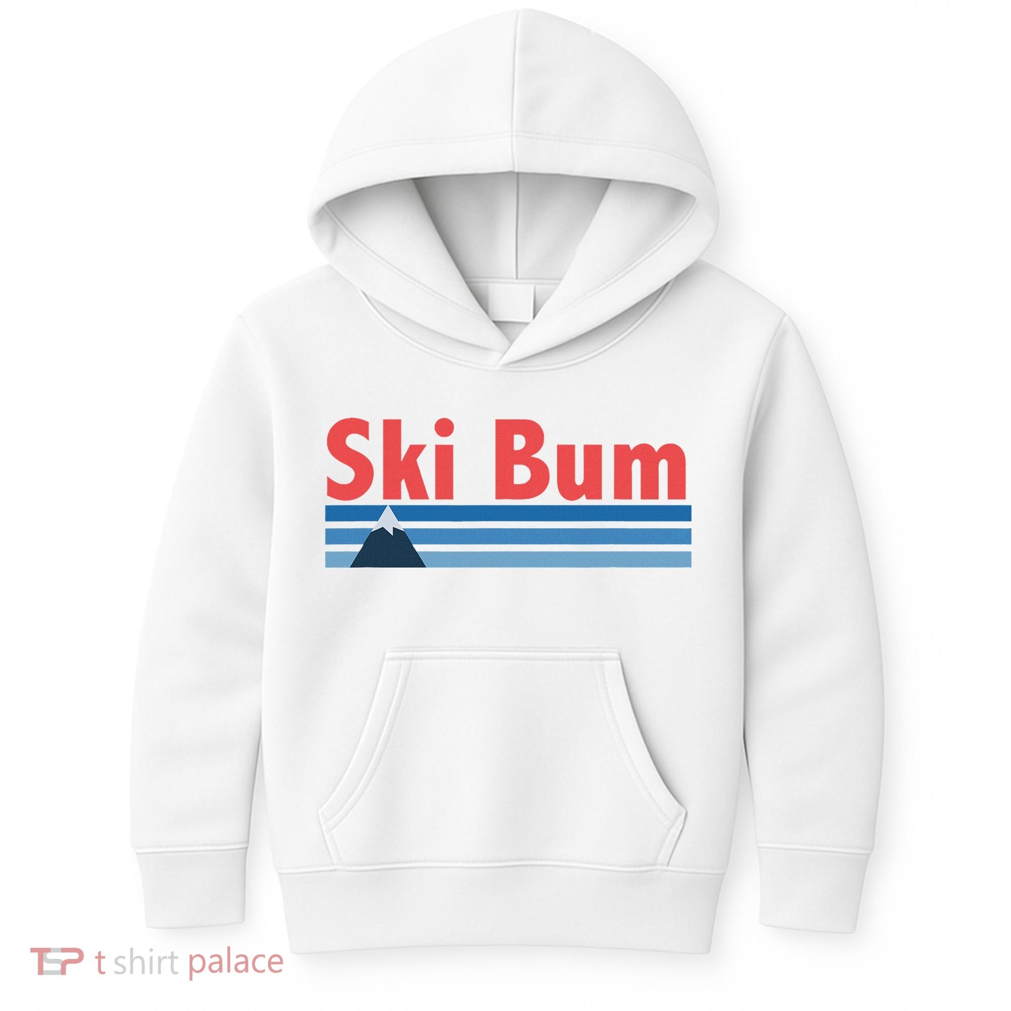 Ski Bum Retro Ski Bum Kids Hoodie