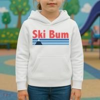 Ski Bum Retro Ski Bum Kids Hoodie thumb 3