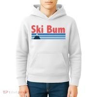 Ski Bum Retro Ski Bum Kids Hoodie thumb 4