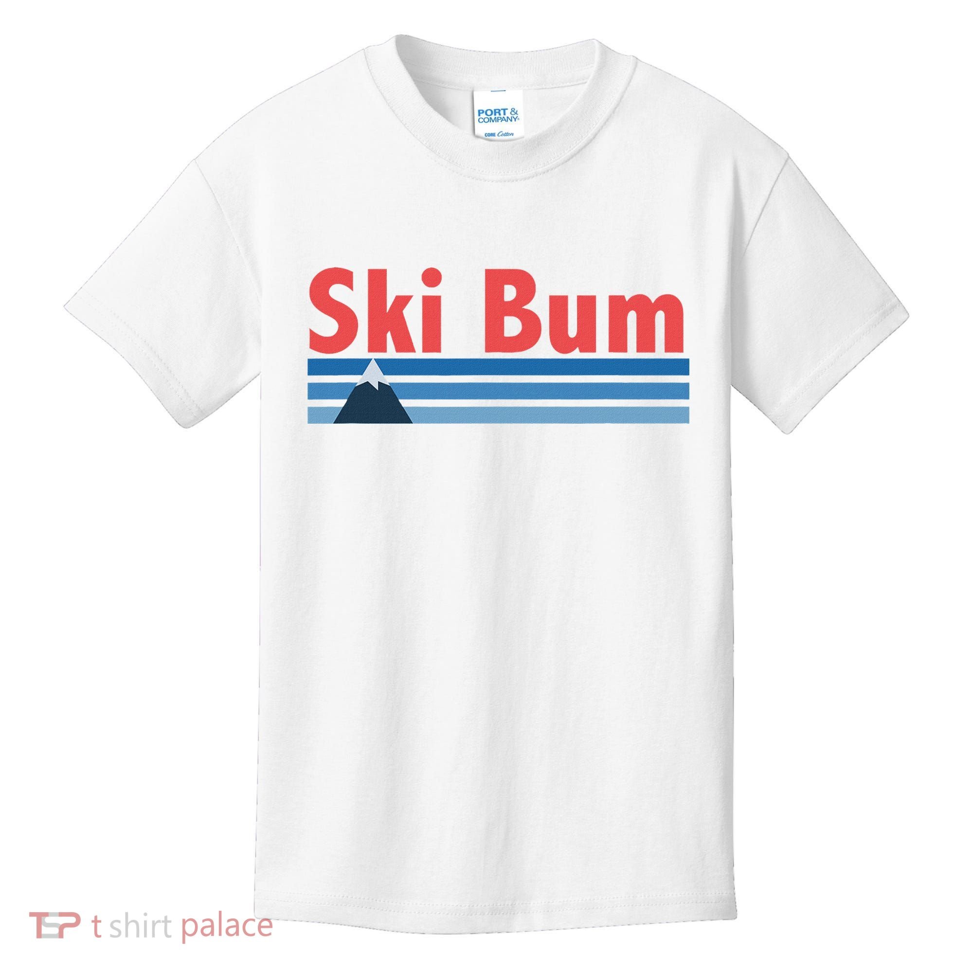 Ski Bum Retro Ski Bum Kids T-Shirt