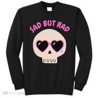 Sad But Rad Teens Kawaii Pastel Goth Cute Skull Sweatshirt thumb 0