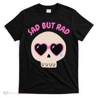 Sad But Rad Teens Kawaii Pastel Goth Cute Skull T-Shirt thumb 0