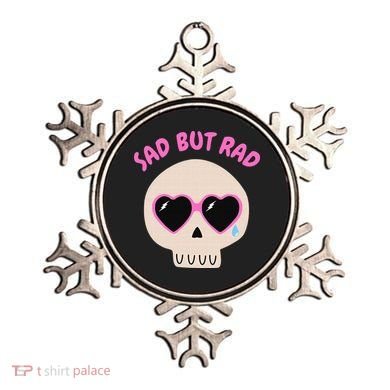 Sad But Rad Teens Kawaii Pastel Goth Cute Skull Ornament