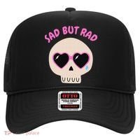Sad But Rad Teens Kawaii Pastel Goth Cute Skull Hat thumb 0