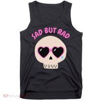 Sad But Rad Teens Kawaii Pastel Goth Cute Skull Tank Top thumb 0