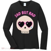 Sad But Rad Teens Kawaii Pastel Goth Cute Skull Women's Long Sleeve Shirt thumb 0