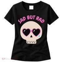 Sad But Rad Teens Kawaii Pastel Goth Cute Skull Women's T-Shirt thumb 0