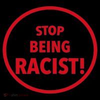 Stop Being Racist Backpack thumb 2
