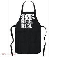 Swim Bike Run Triathlon Triathlete Athletics Gift Apron thumb 0