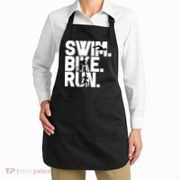 Swim Bike Run Triathlon Triathlete Athletics Gift Apron thumb 2