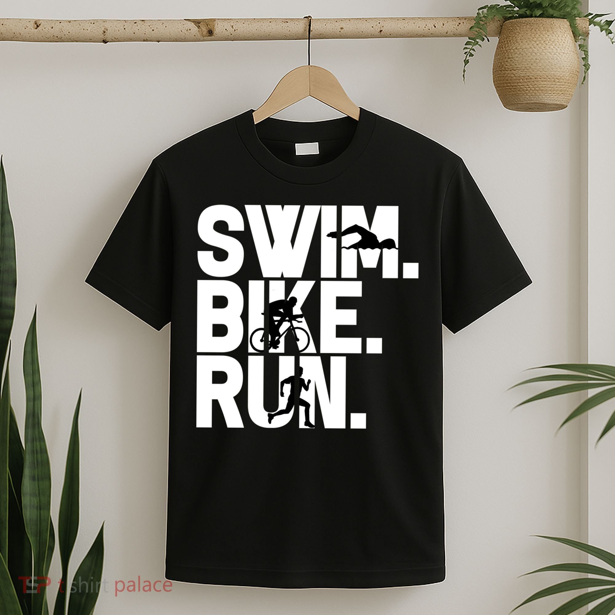 Swim Bike Run Triathlon Triathlete Athletics Gift T-Shirt
