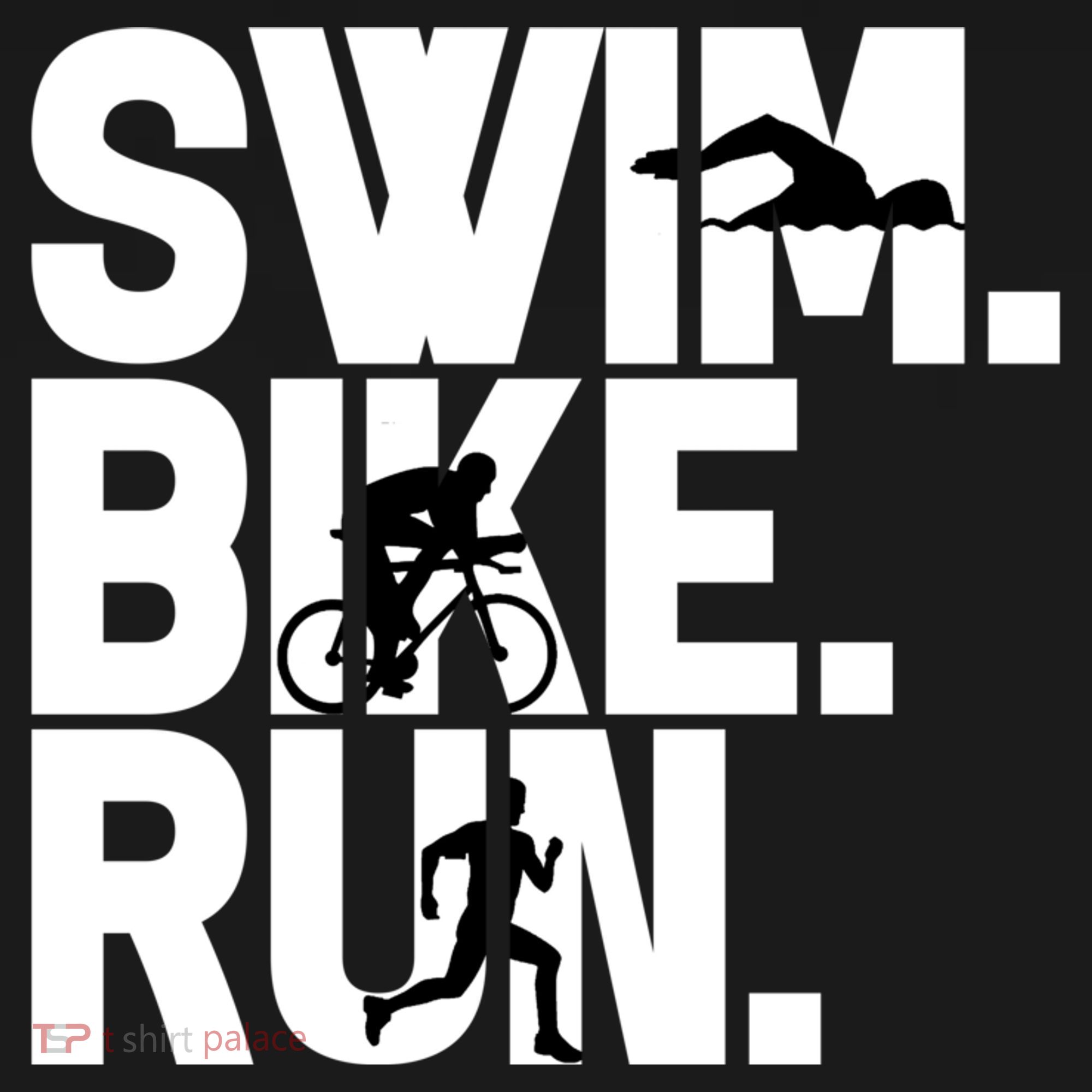 Swim Bike Run Triathlon Triathlete Athletics Gift Coaster