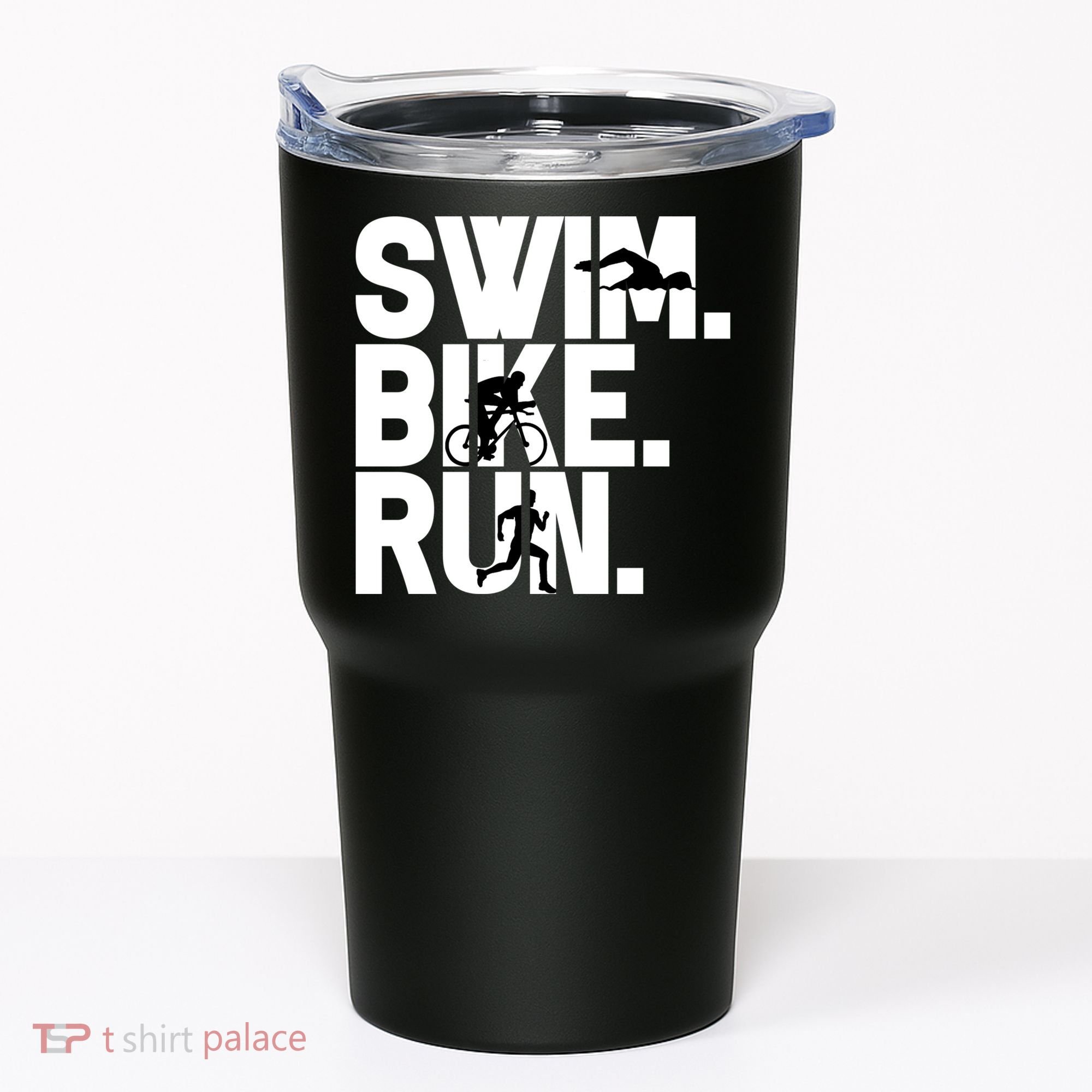 Swim Bike Run Triathlon Triathlete Athletics Gift Tumbler