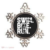 Swim Bike Run Triathlon Triathlete Athletics Gift Ornament thumb 0