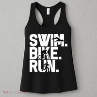 Swim Bike Run Triathlon Triathlete Athletics Gift Women's Tank Top thumb 3