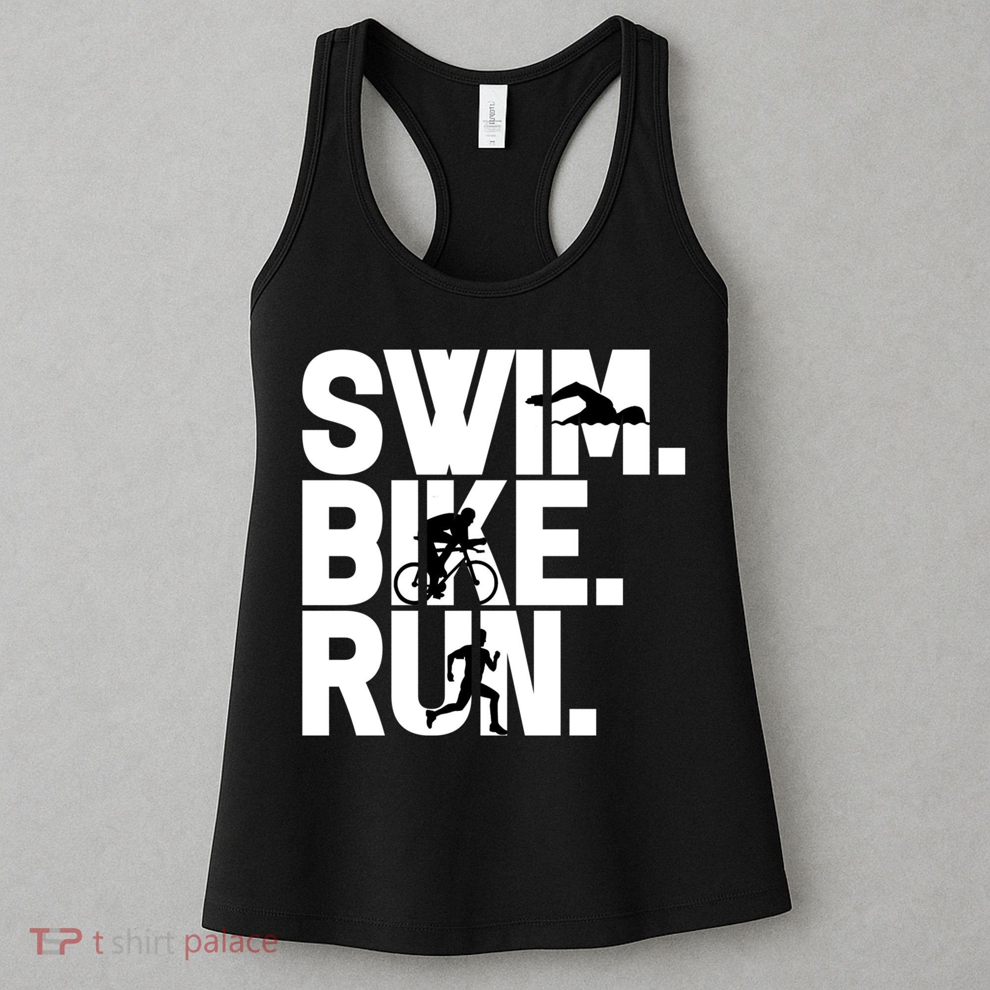 Swim Bike Run Triathlon Triathlete Athletics Gift Women's Tank Top