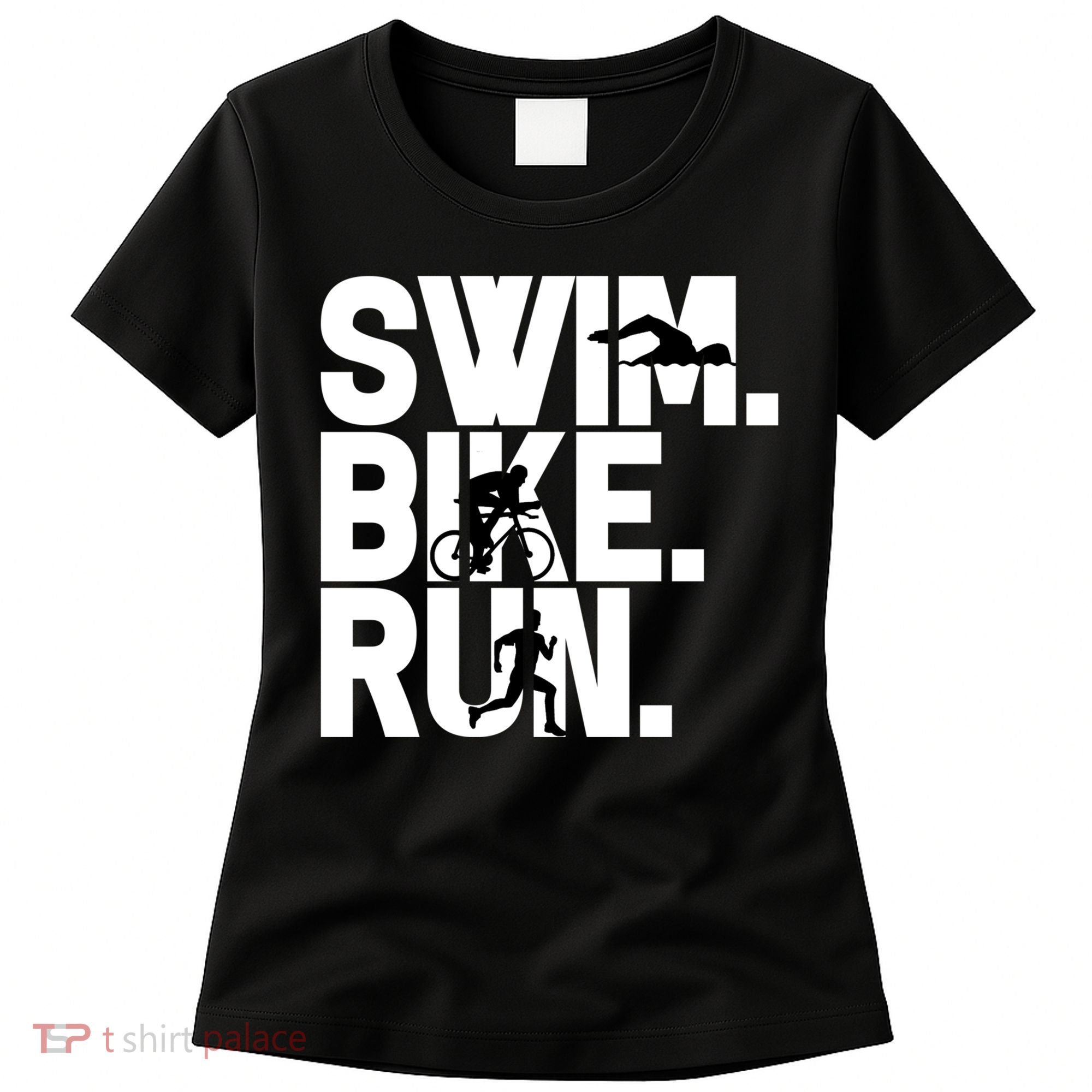 Swim Bike Run Triathlon Triathlete Athletics Gift Women's T-Shirt