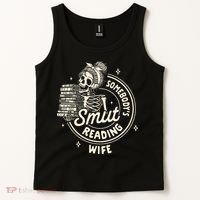 Smut Book Reader Spicy Romance SomebodyS Smut Reading Wife Tank Top thumb 2