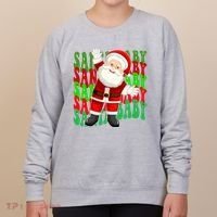 Santa Baby Retro Holiday Festive Cute Women's Sweatshirt thumb 0