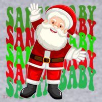 Santa Baby Retro Holiday Festive Cute Women's Sweatshirt thumb 2