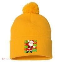 Santa Baby Retro Holiday Festive Cute Pom Pom 12in Knit Beanie thumb 0